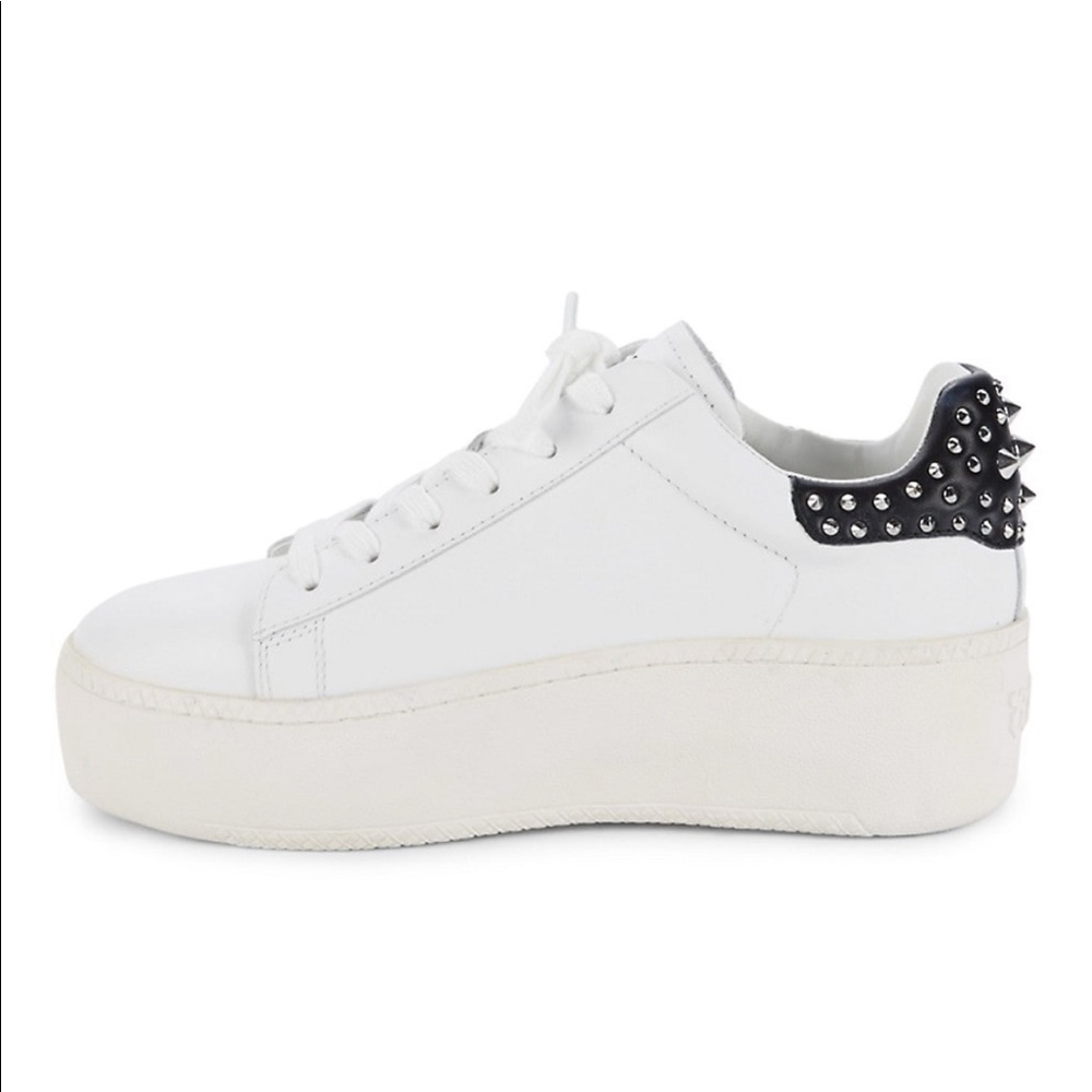 Ash Cult Studded Leather Platform Sneakers